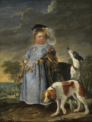 Portrait of a boy (oil on panel)