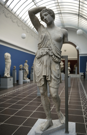 Roman art. Amazon. Statue.
