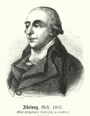 Johann Christoph Adelung, 1732-1806 (engraving)