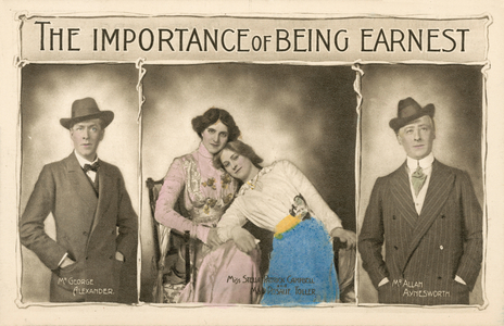 The Importance Of Being Earnest (coloured photo)