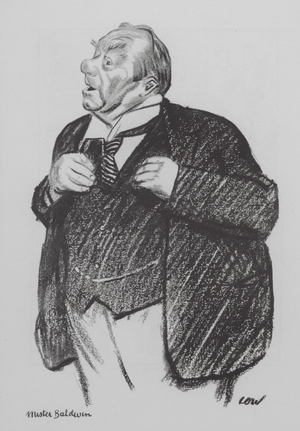 Stanley Baldwin, English Conservative politician and Prime Minister (litho)