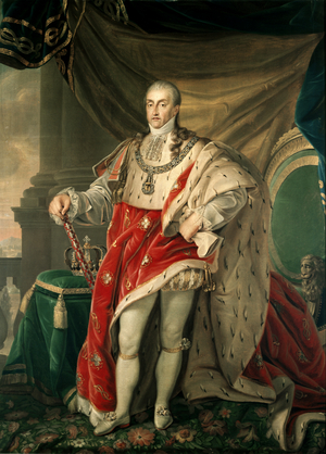 Portrait of Carlo Felice of Savoy (oil on canvas)