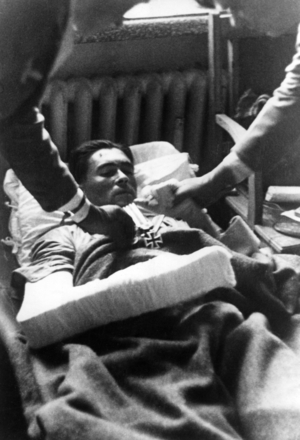 Wounded soldier, 1941