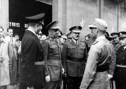 II. WK, exchange of prisoners of war, 1943 (photo)