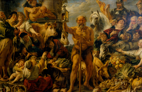 Diogenes with the lantern, c.1642 (oil on canvas)