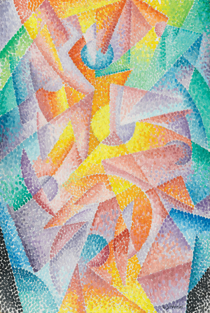 Expansion of Light (Centrifugal and Centripetal), c.1913-14 (oil on canvas)