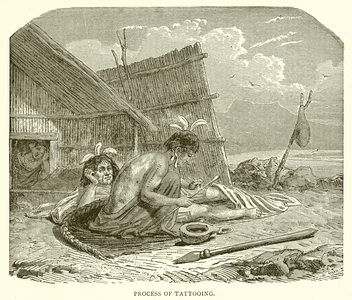 Process of Tattooling (engraving)
