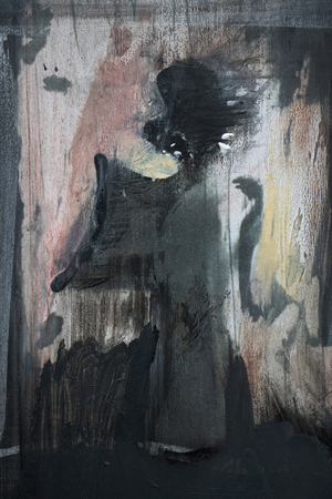 Detail of:Plein Air 3 2025 ( Acrylic, oil and inkjet on wood)