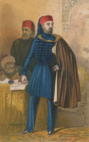 The Sultan (colour litho)