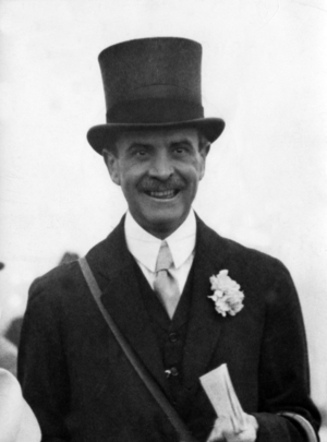 John Jacob Lord Astor (b/w photo)