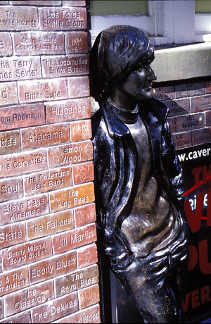 Statue outside Cavern with