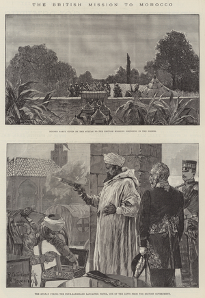 The British Mission to Morocco (engraving)