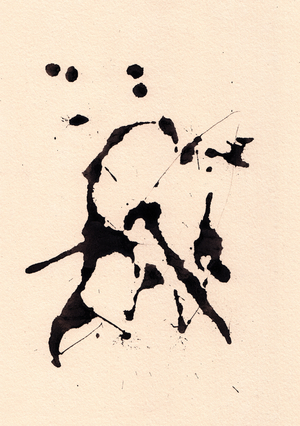Blot, 2018 (ink on paper)