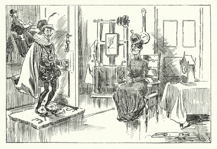 AD 1554, Matrimonial Differences (litho)