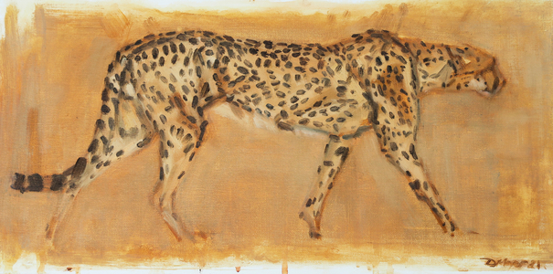 Cheetah, 2022 (oil on canvas)