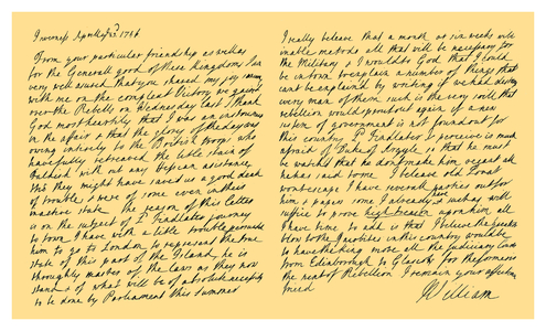 Autograph:William Augustus, Duke of Cumberland