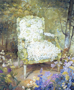Floral Chair Series - Lilac