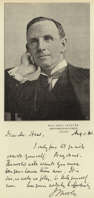 The Right Hon John Morley, MP (b/w photo)