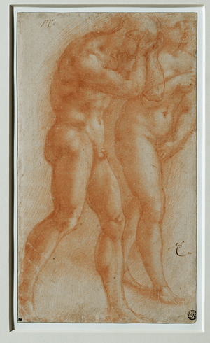 Adam et Eve chassee du Paradis - Adam and Eve chased from paradise, copy after Masaccio …