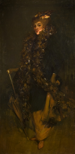 The Feather Boa, 1892 (oil on canvas)
