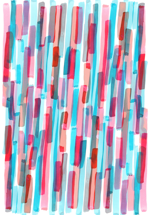 Brush Stripe, 2017, (digital)