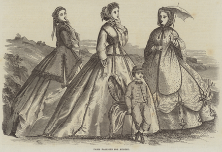 Paris Fashions for August (engraving)