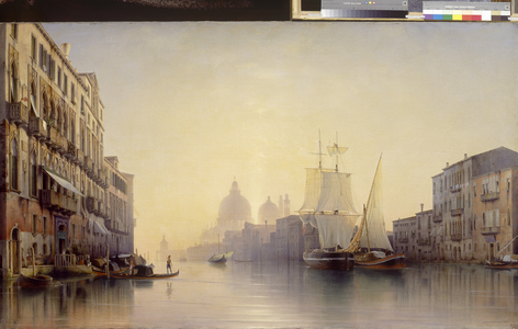 The Canal Grande, Venice (oil on canvas)