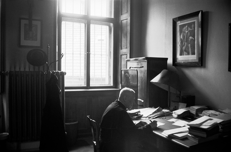 Father Opatcny, head of the Prague diocese duringthe absence of Archbishop Josef Beran …, 1956 (photo)