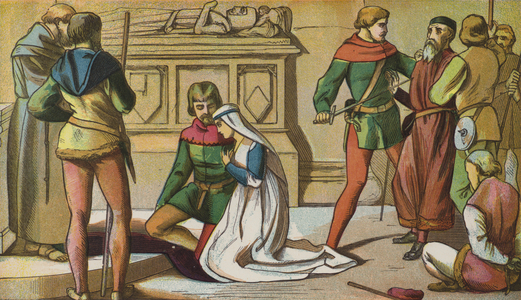 Robin Hood And His Merry Men (colour litho)