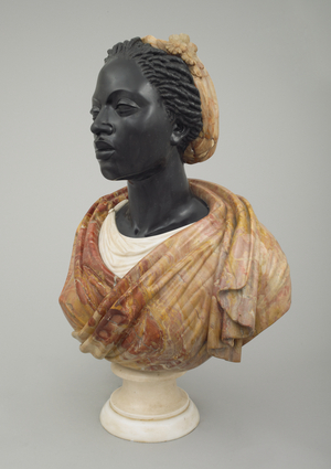 Bust of a Woman, Rome, Italy, c.1650 (marble)