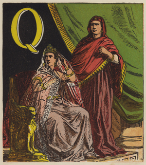 Queen Bernice (colour litho)
