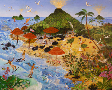 Sleeping Dogs, 2017 (acrylic)