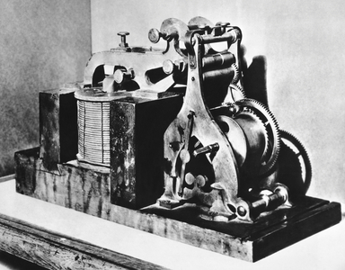 Original Morse Telegraph (b/w photo)