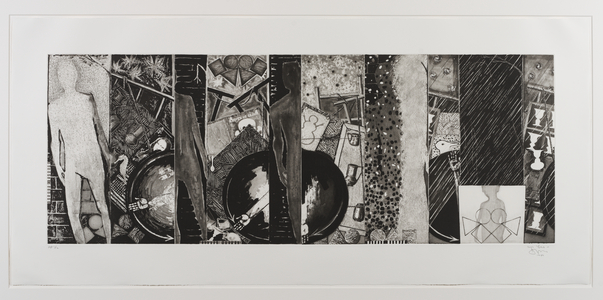 The Seasons, c.1987 (intaglio print made with four copper plates on Arches en tout cas paper)