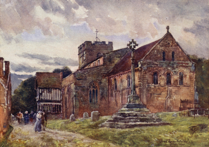 Berkswell (colour litho)
