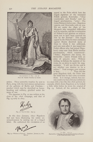 Signatures of Napoleon with Portraits (litho)