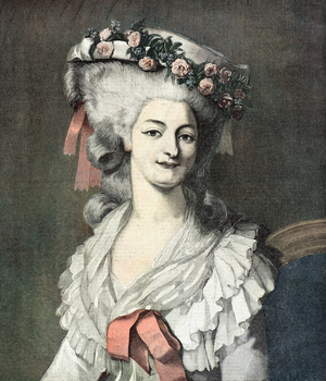 Portrait of the Princess of Lamballe, 1894 (illustration)