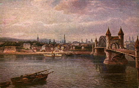 Bonn, Germany: Alte Rheinbrücke (Old Rhine Bridge)