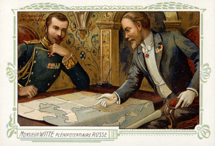 Monsieur Witte, Russian Plenipotentiary (chromolitho)
