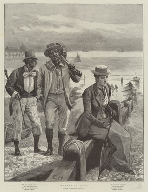 Summer is gone (engraving)