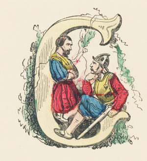 Ornate Alphabet - Capital Letter G