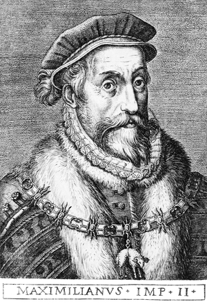 Maximilian II (1527-1576), c.1583 (engraving)