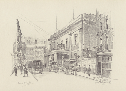 Drury Lane Theatre (litho)