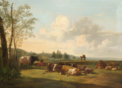 Landscape with Cattle, 1816 (oil on canvas)