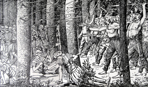 The Eburonen raided the Romans