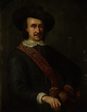 Portrait of Cornelis van der Lijn, 1645 (oil on panel)