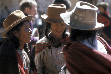Native people in Cuzco - Peru, people; 1975, Cuzco, Peru, Peruvian woman ..., 1975 (photo)