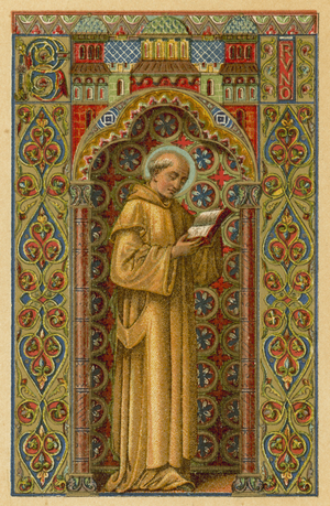 S Bruno (colour litho)