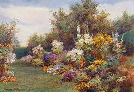 "Early Autumn Tints" (colour litho)