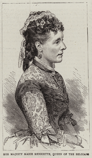 Her Majesty Marie Henriette, Queen of the Belgians (engraving)